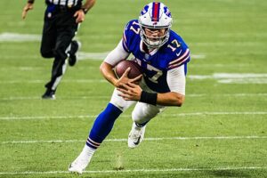 Buffalo Bills Josh Allen running quarterback