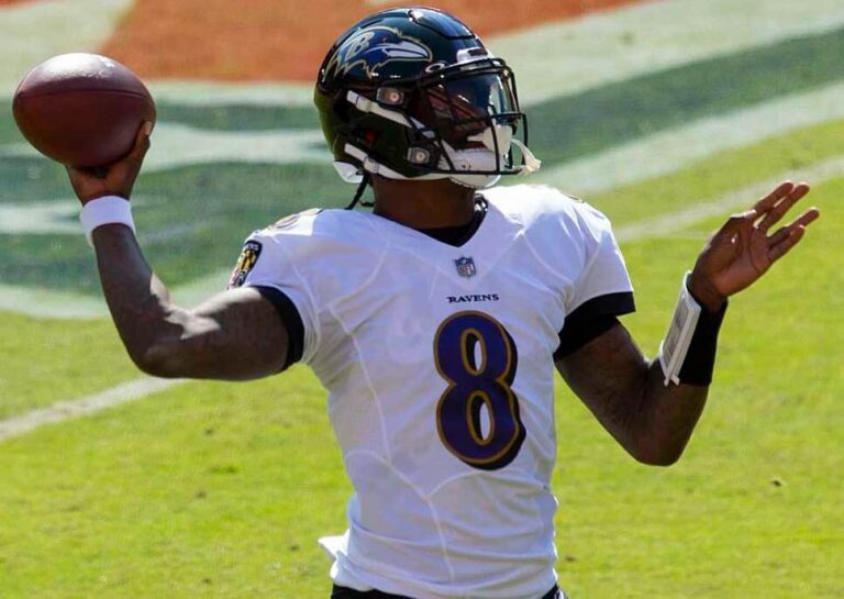 Lamar Jackson passing