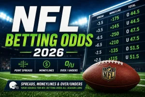 NFL betting odds 2026