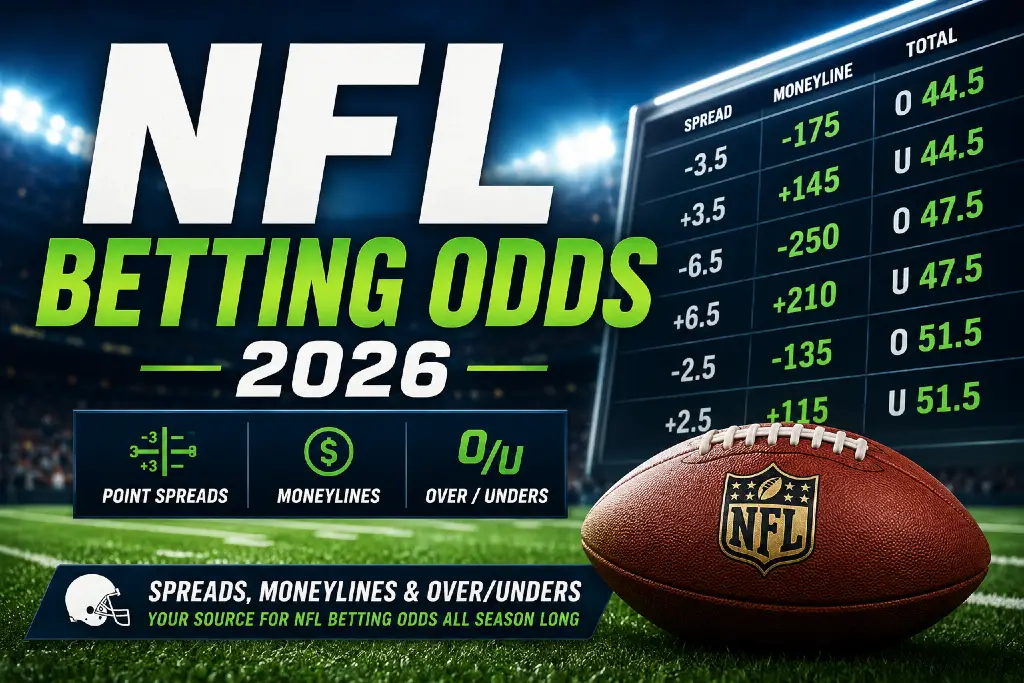 NFL betting odds 2026