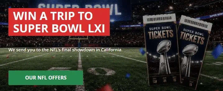 Win a trip to Super Bowl 27